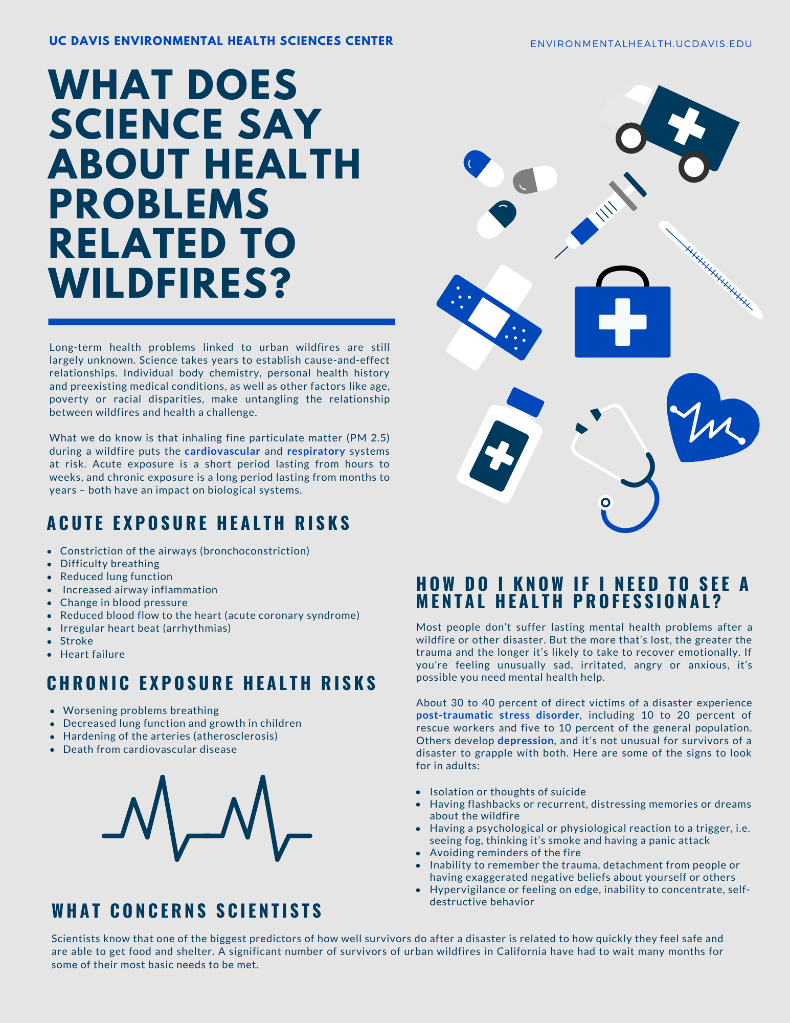 Wildfire health impacts flyer