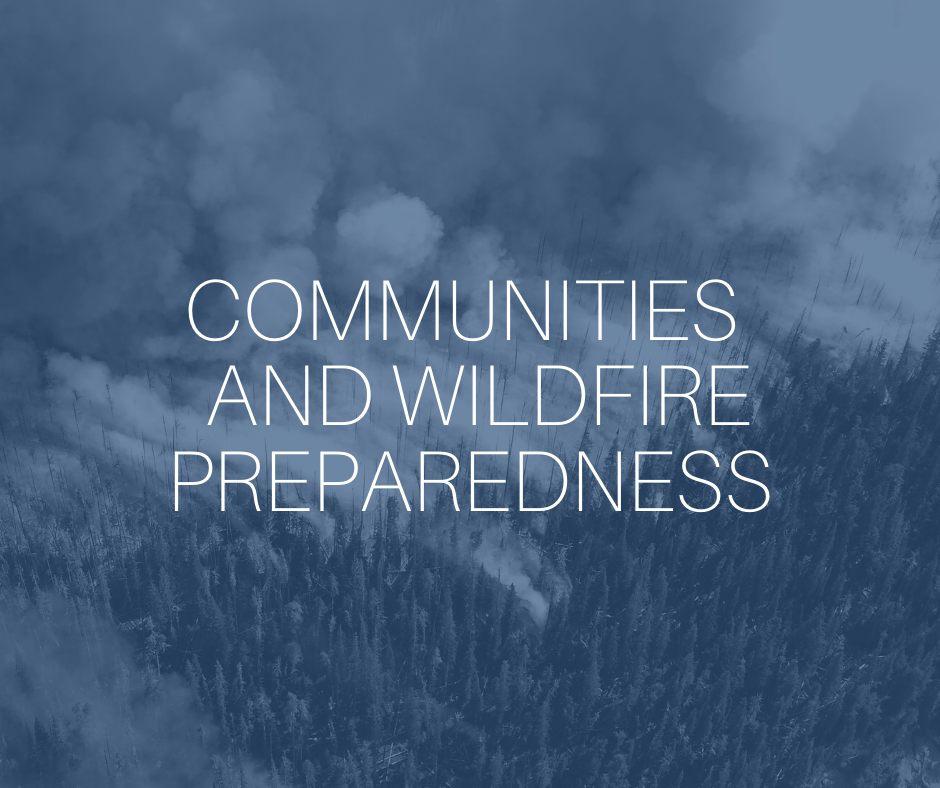 Communities and wildfire preparedness 