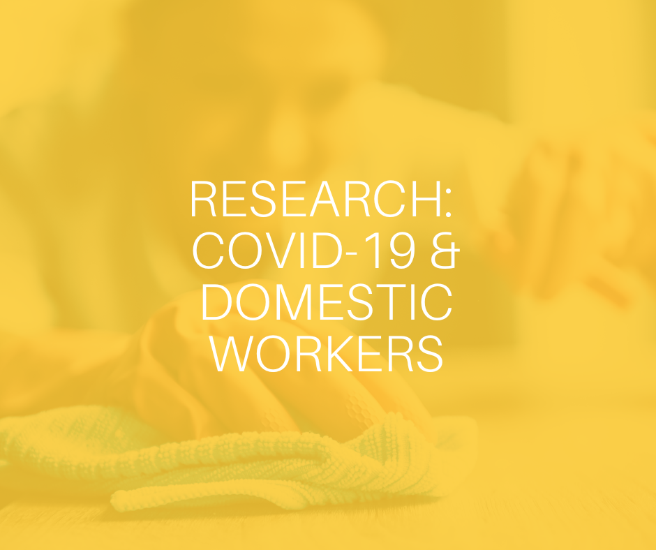 Research, Covid-19, and domestic workers