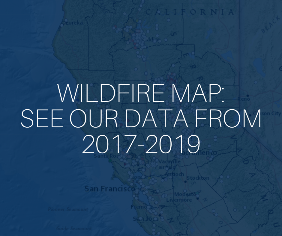 Wildfire map
