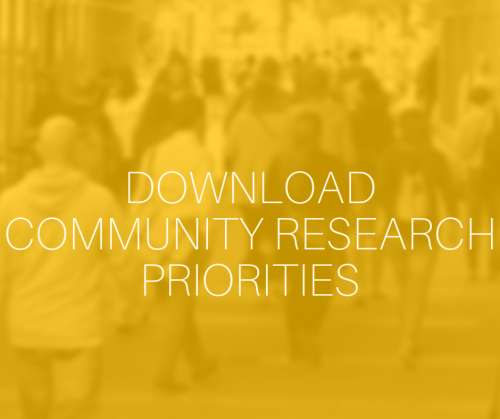 Download Community Research Priorities