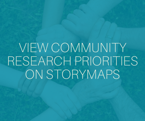 View Community Research Priorities on StoryMaps